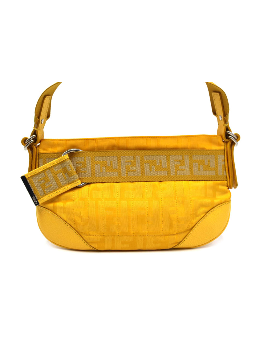 Fendi Hobo Code Zucca Gialla