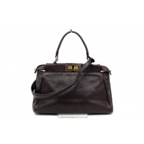 Fendi Peekaboo Vintage Pelle Marrone