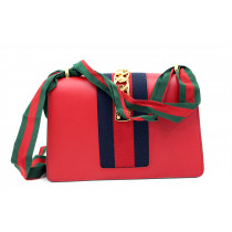 Gucci Silvye Pelle Rossa