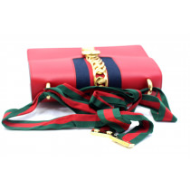 Gucci Silvye Pelle Rossa