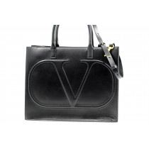 Valentino Shopping Pelle Nera