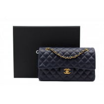 Chanel 2.55 Medium Agnello blu