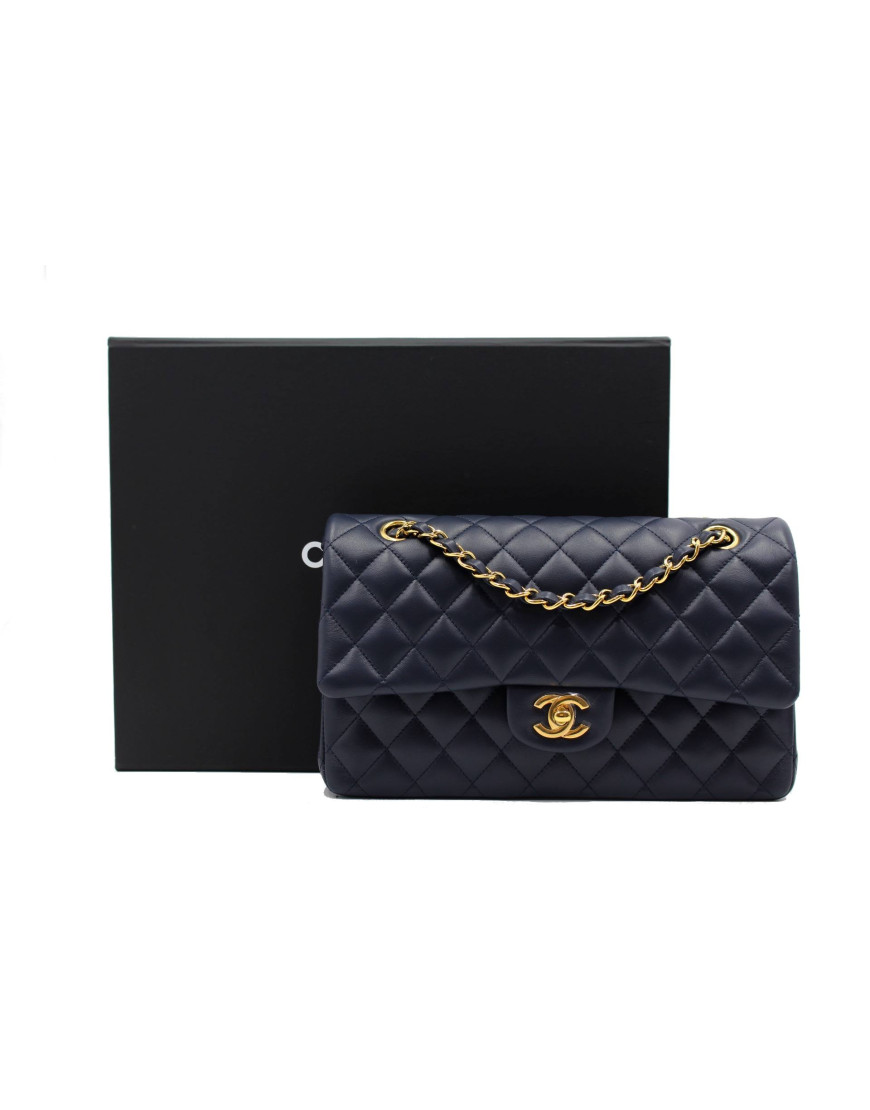 Chanel 2.55 Medium Agnello blu