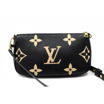 Louis Vuitton Pochette Pelle Emprente Nera