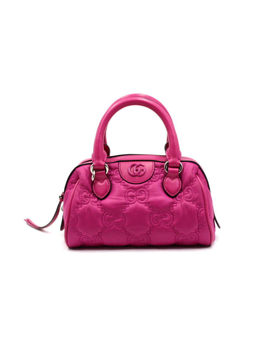 Gucci Bauletto Mini Nylon Fucsia