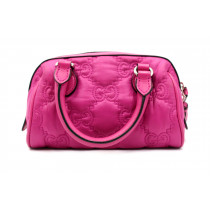 Gucci Bauletto Mini Nylon Fucsia