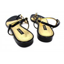 Dolce & Gabbana Sandali Pelle Nera