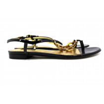 Dolce & Gabbana Sandali Pelle Nera