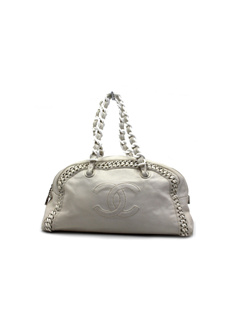 Chanel Shopping Pelle Bianca