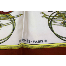 Hermes Foulard Seta Marrone