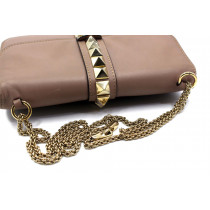 Valentino Shoulder Bag Spike Pelle Nude