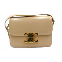 Celine Triomphe Pelle Beige