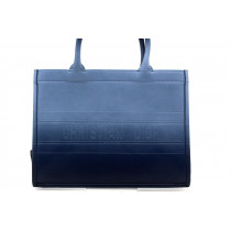 Dior Book Tote Pelle Blu