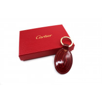 Cartier Portachiavi Pelle Bordeaux