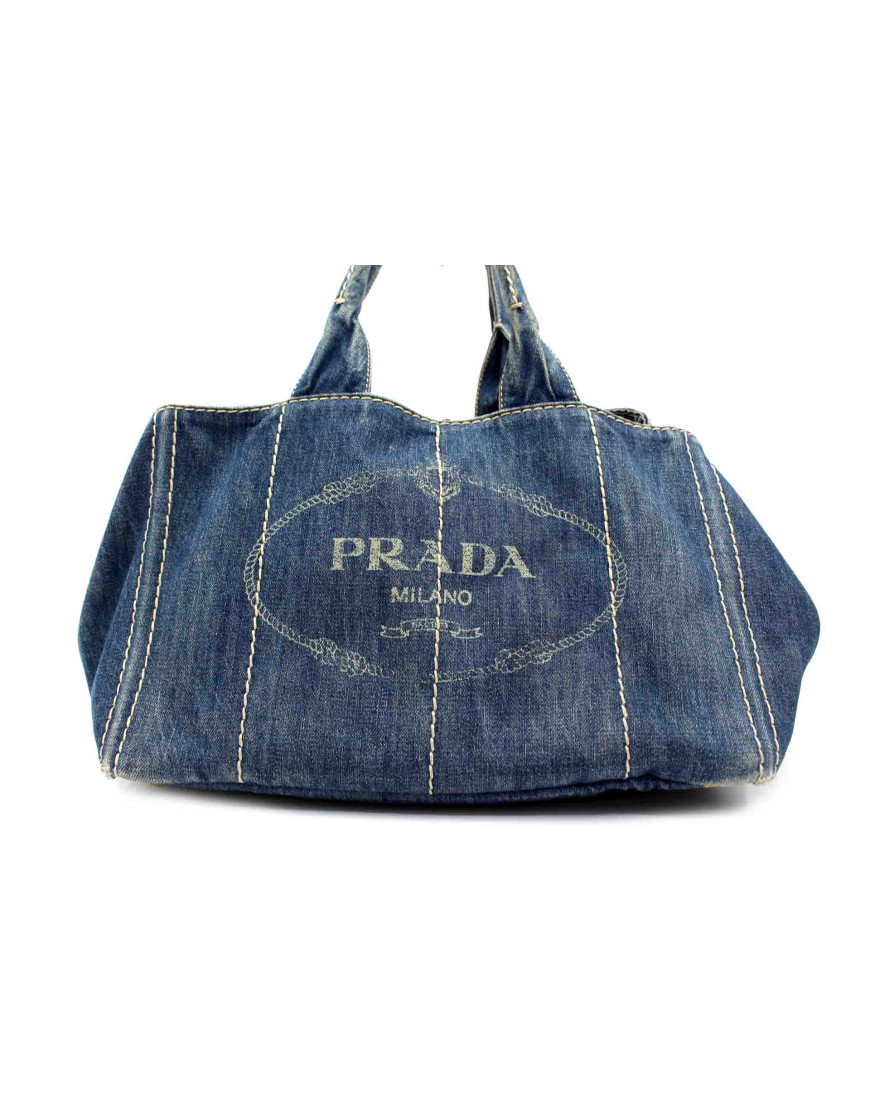 Prada Tote Bag Denim