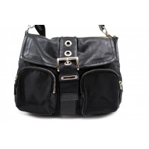 Prada Messenger Nylon e Pelle Nera