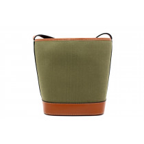 Celine Bucket Tela Verde