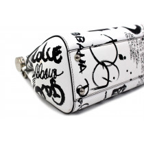 Dolce & Gabbana Miss Sicily Graffiti Pelle Bianca