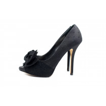 Dior Decollete Open Toe Tessuto Nero