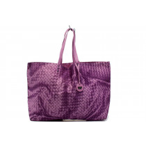 Bottega Veneta Tote Intrecciolusion Nylon Viola