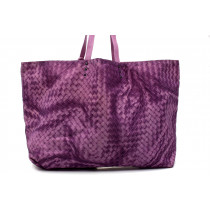 Bottega Veneta Tote Intrecciolusion Nylon Viola