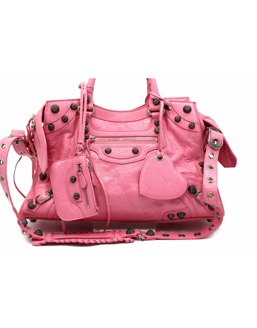 Balenciaga City Pelle Rosa