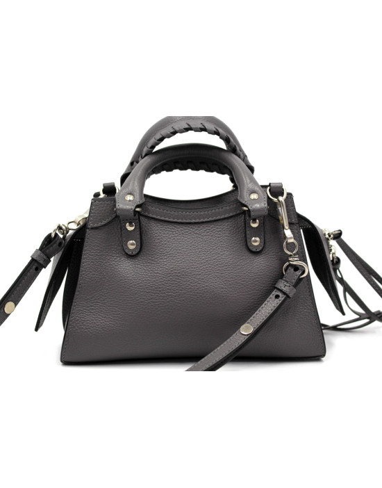 Balenciaga City Small Pelle Grigia