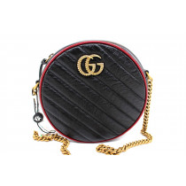 Gucci Round Pelle Nera