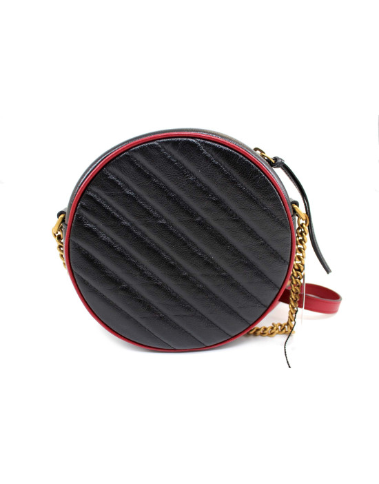 Gucci Round Pelle Nera