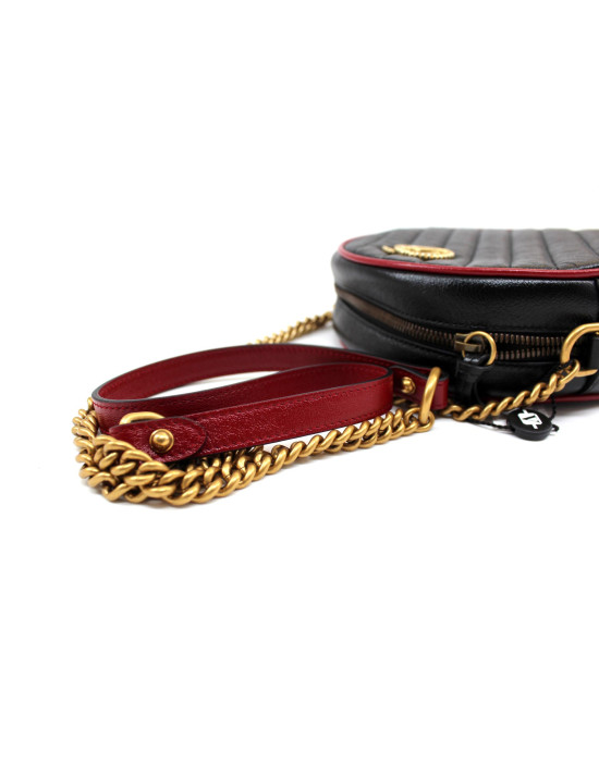 Gucci Round Pelle Nera