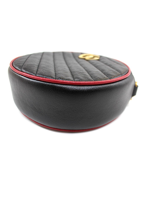 Gucci Round Pelle Nera