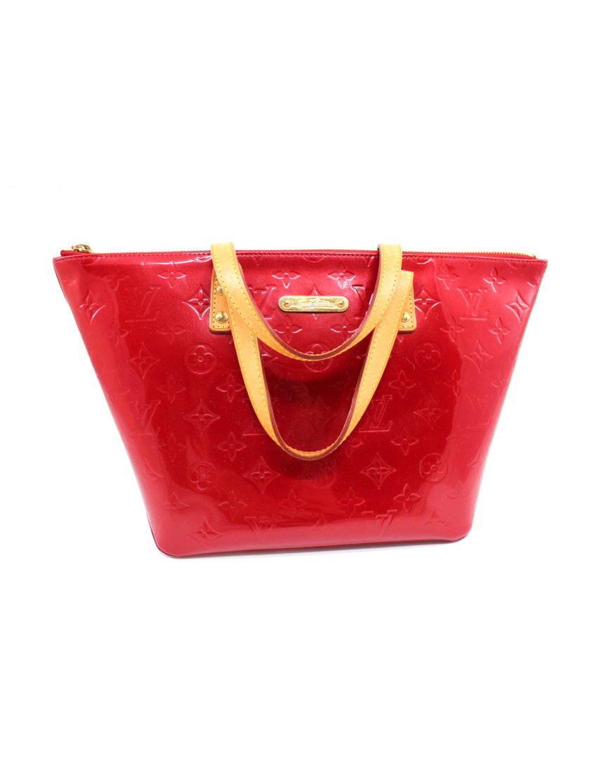 Louis Vuitton Bellevue Vernis Rosso