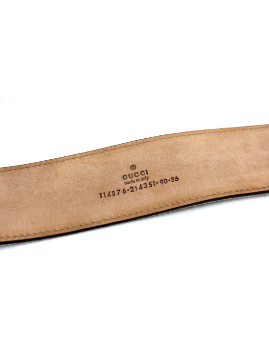 Gucci Cintura taglia 90 Tela Beige
