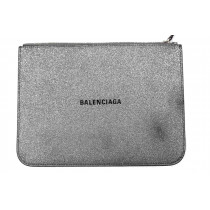 Balenciaga Pochette Tela Argento