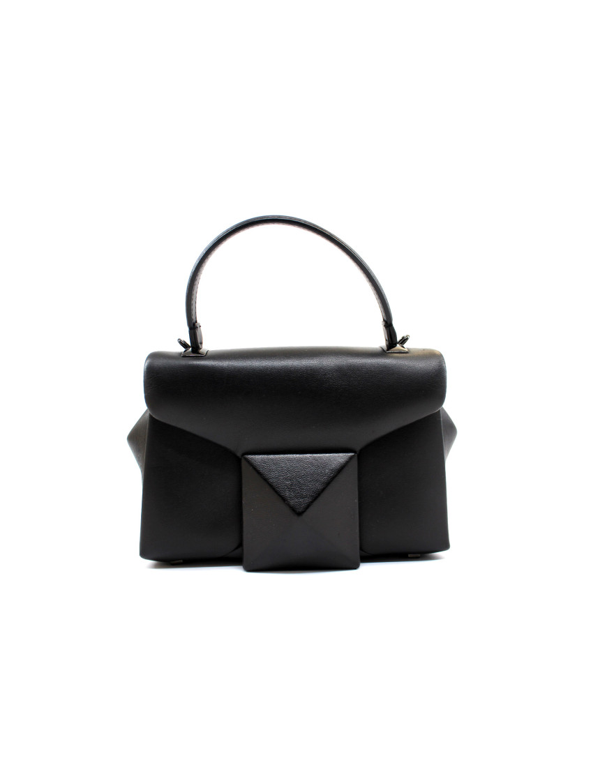 Valentino One Stud Pelle Nera