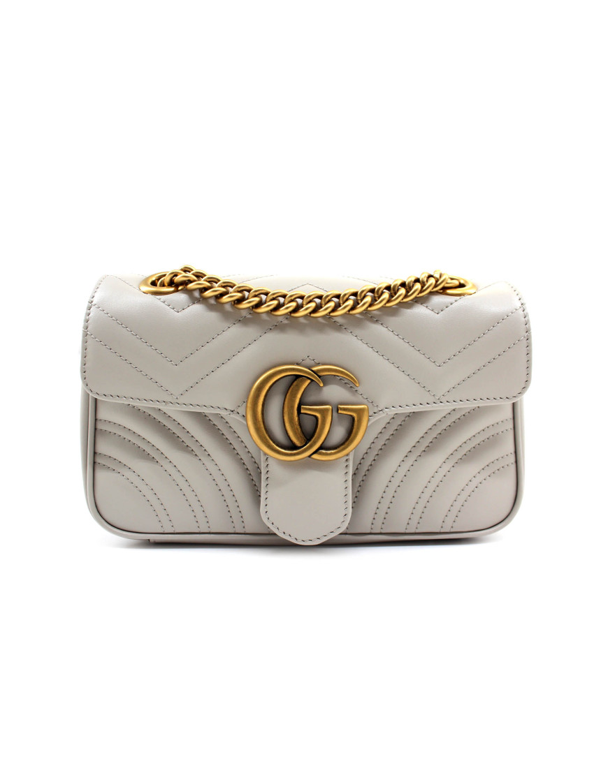 Gucci Marmont Pelle Grigia