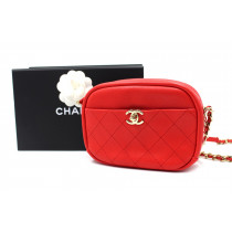 Chanel Camera Bag Pelle Rossa