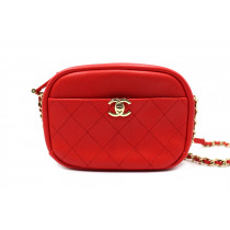 Chanel Camera Bag Pelle Rossa