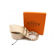 Tod's Cintura Pelle Beige