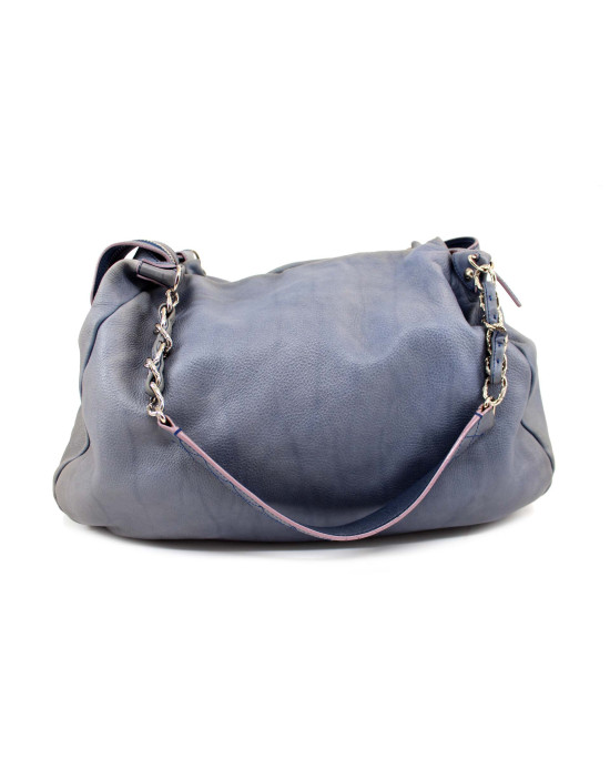 Chanel Shopping Pelle Violetto