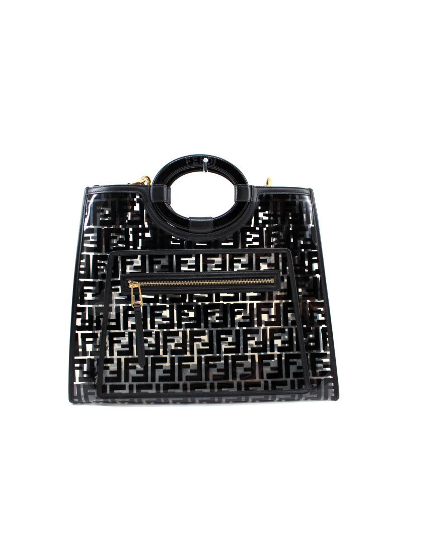 Fendi Shopping PVC Nero