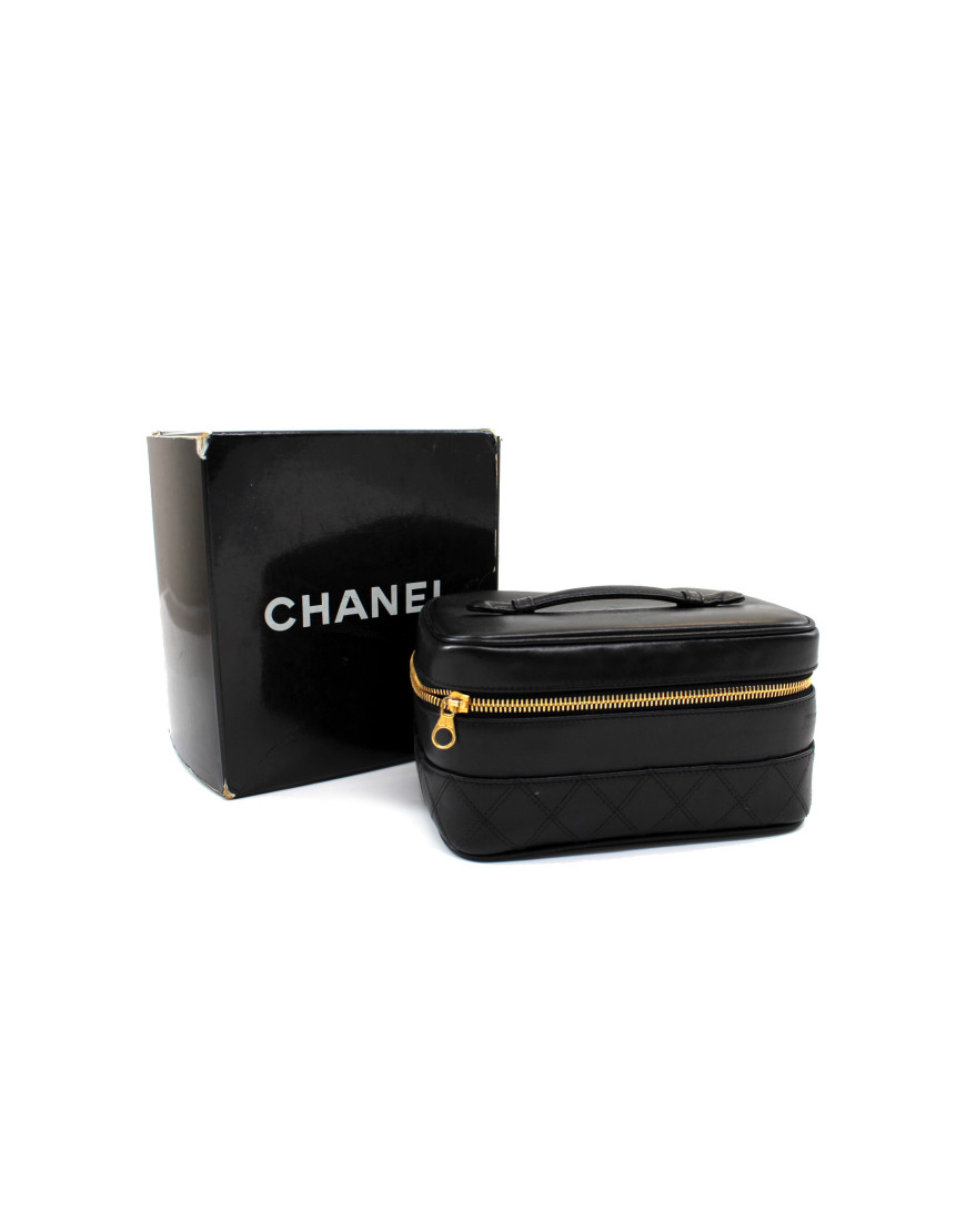 Chanel Vanity Bag Pelle Nera