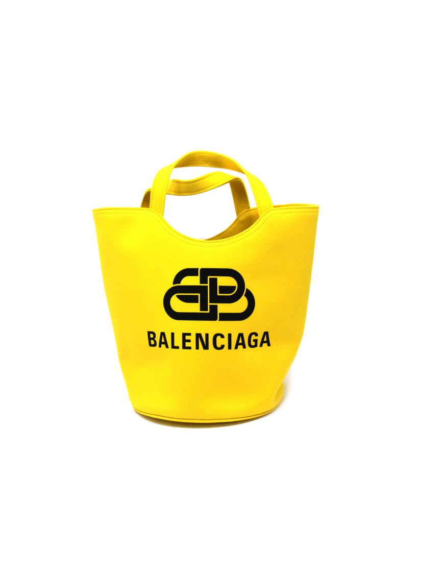 Balenciaga Secchiello Tela Giallo