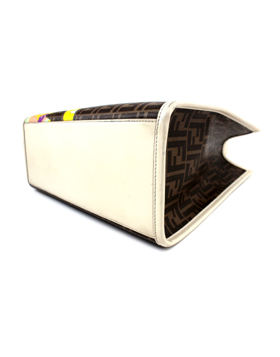 Fendi Sunshine Tote Bag Tela Marrone