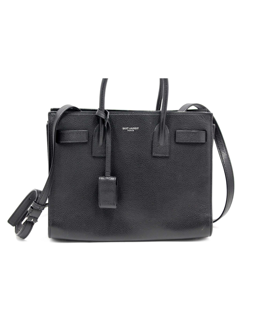 Saint Laurent Sac de Jour Pelle Nera