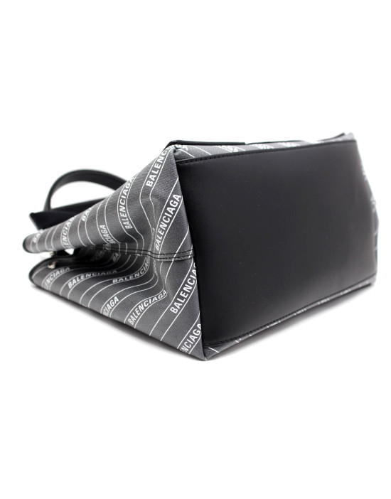 Balenciaga Navy Cabas Tela Grigia