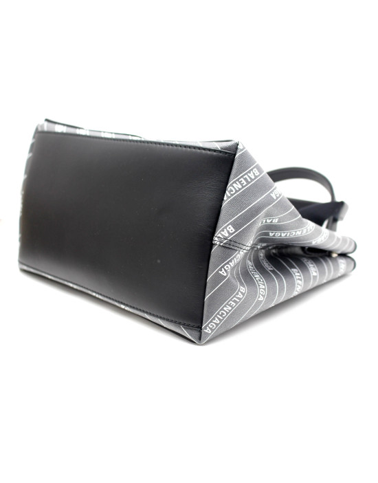 Balenciaga Navy Cabas Tela Grigia