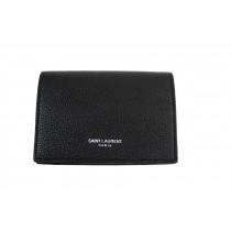 Saint Laurent Portacarte Pelle Nera