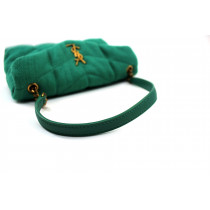 Saint Laurent Puffer Toy Tessuto Verde