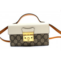 Gucci Padlock Mini GG Beige